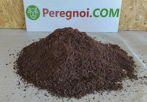 Перегной коровьего навоза чистый однородный без запаха в мешках 25л.